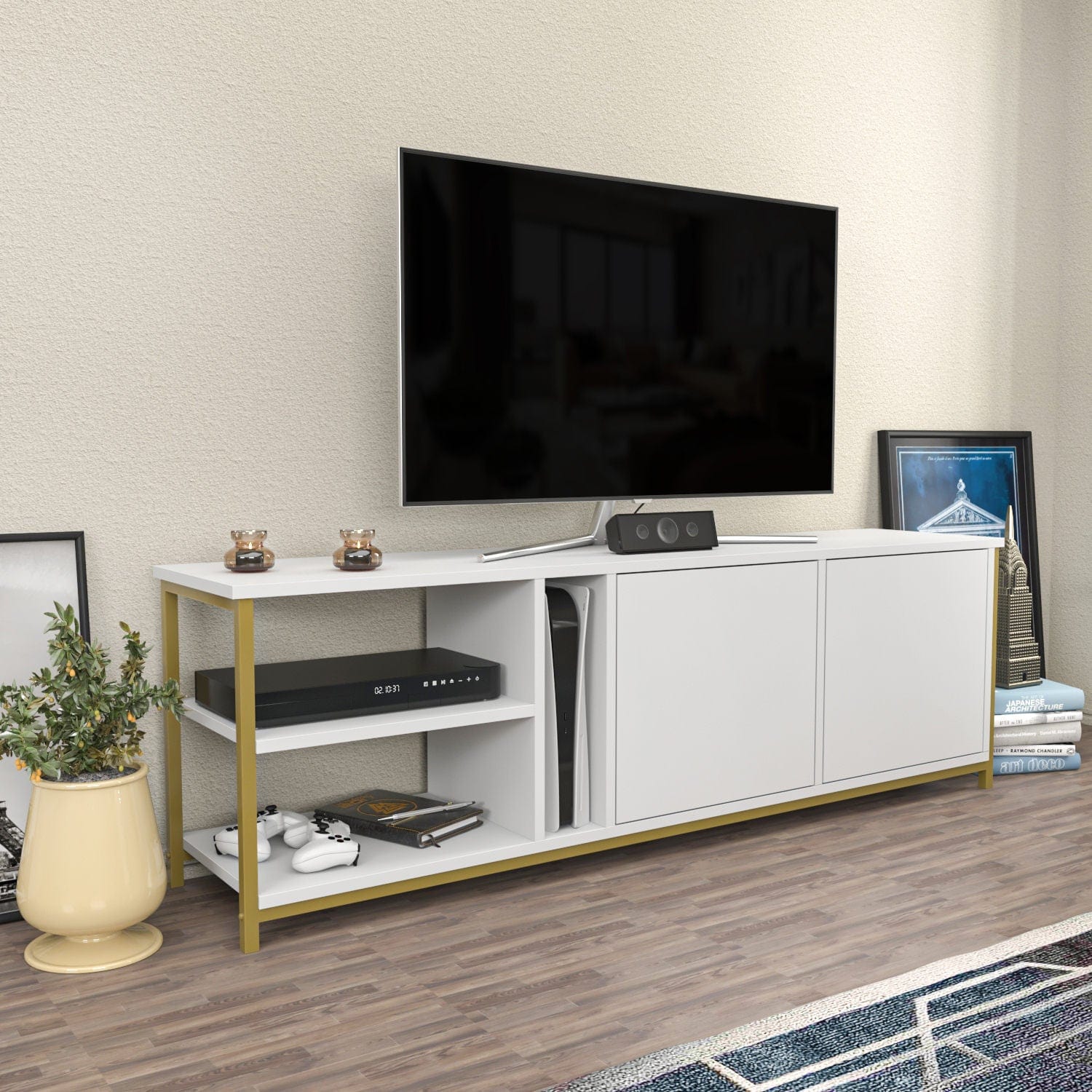 Mobile TV con 2 ante Primrose Oro (2)