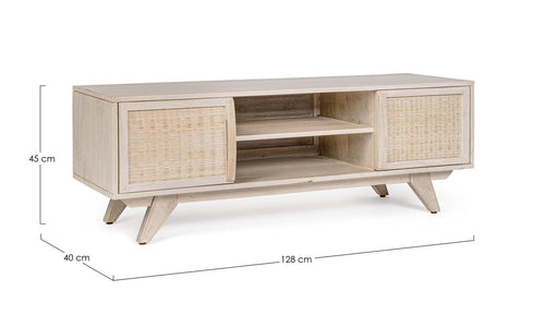 Bizzotto Mobile TV con 2 ante Sahana Naturale