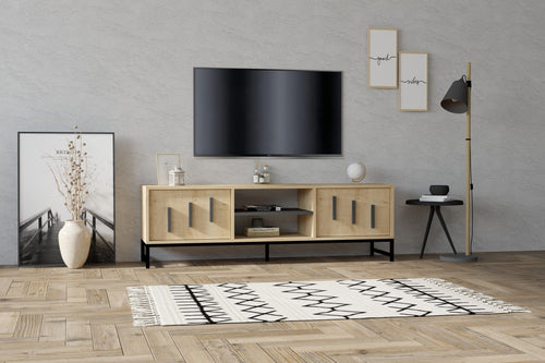 Mobile TV con 2 ante Shape Quercia
