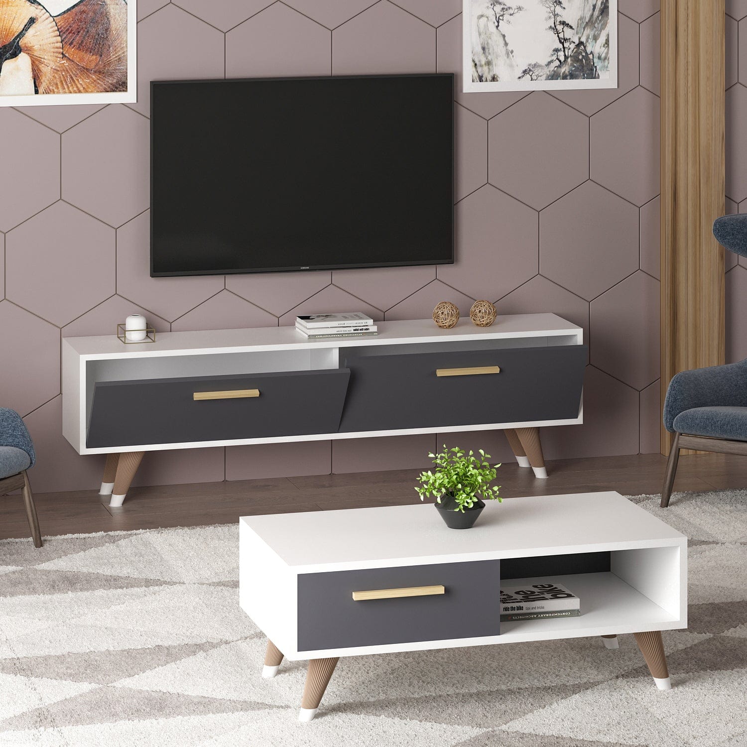 Oyo Mobile TV con 2 ante Smile Antracite