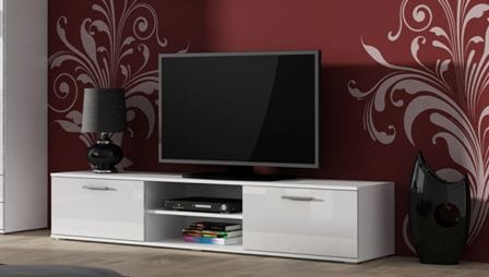 Halmar Mobile TV con 2 ante Soho Bianco