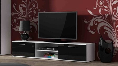 Halmar Mobile TV con 2 ante Soho Bianco