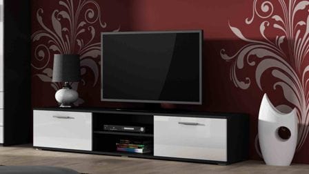 Halmar Mobile TV con 2 ante Soho Nero