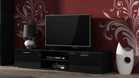 Halmar Mobile TV con 2 ante Soho Nero