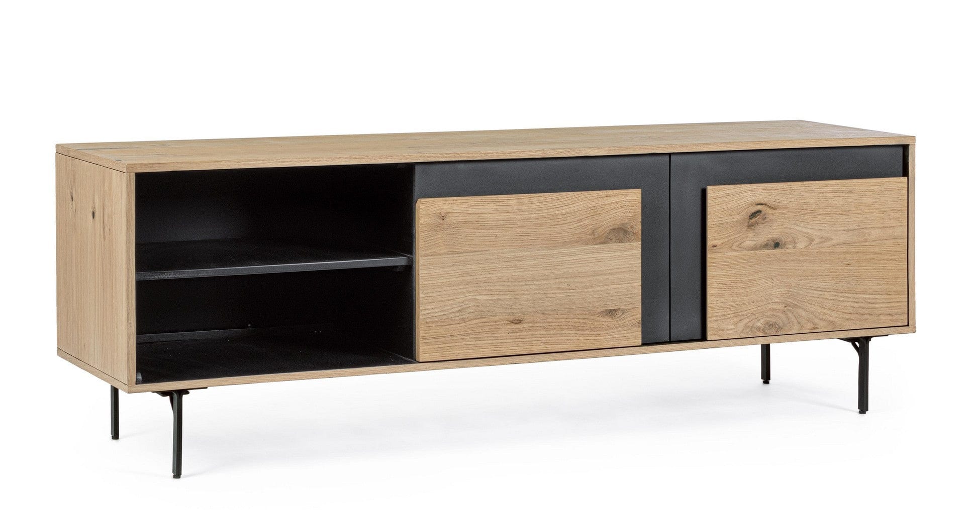 Bizzotto Mobile TV con 2 ante Stanwood Naturale