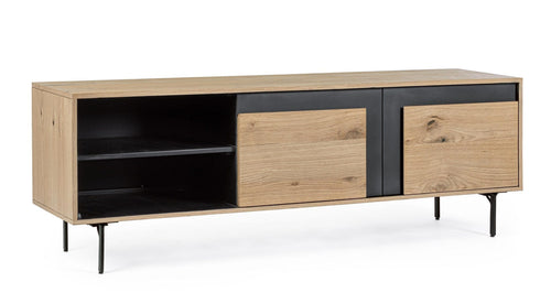 Bizzotto Mobile TV con 2 ante Stanwood Naturale