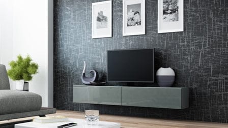 Halmar Mobile TV con 2 ante Vigo Grigio