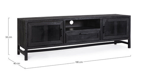 Bizzotto Mobile TV con 2 ante Weston Naturale