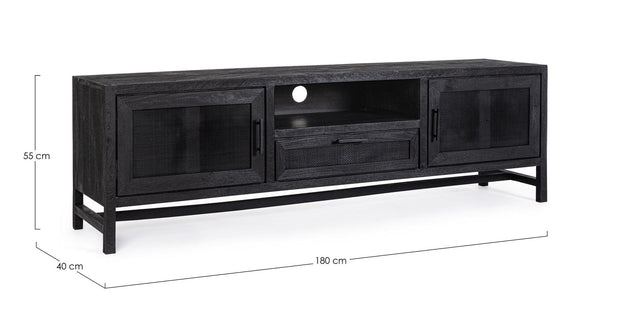 Bizzotto Mobile TV con 2 ante Weston Naturale