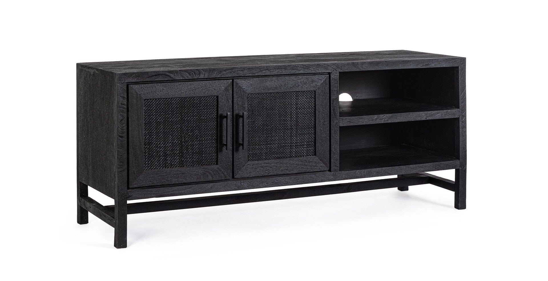 Bizzotto Mobile TV con 2 ante Weston Nero