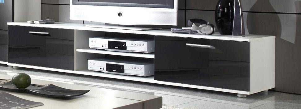 Halmar Mobile TV con 2 ante Zara Bianco
