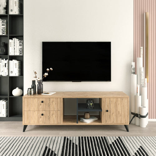 Mobile TV con 2 cassetti e 1 anta Onay Quercia