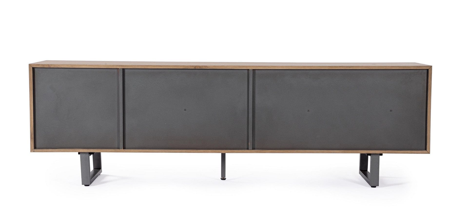 Bizzotto Mobile TV con 2 cassetti e 2 ante Garwood Naturale