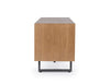 Bizzotto Mobile TV con 2 cassetti e 2 ante Garwood Naturale