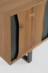 Bizzotto Mobile TV con 2 cassetti e 2 ante Garwood Naturale