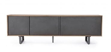 Bizzotto Mobile TV con 2 cassetti e 2 ante Garwood Naturale