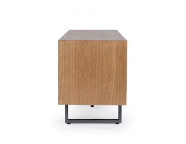 Bizzotto Mobile TV con 2 cassetti e 2 ante Garwood Naturale