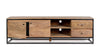 Bizzotto Mobile TV con 2 cassetti e 2 ante Nartan Naturale