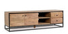 Bizzotto Mobile TV con 2 cassetti e 2 ante Nartan Naturale