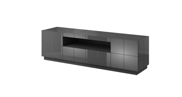 Halmar Mobile TV con 2 cassetti e 2 ante Reja Grafite