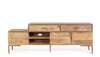 Bizzotto Mobile TV con 2 cassetti e 3 ante Jaidev Naturale