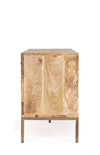Bizzotto Mobile TV con 2 cassetti e 3 ante Jaidev Naturale