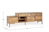 Bizzotto Mobile TV con 2 cassetti e 3 ante Jaidev Naturale