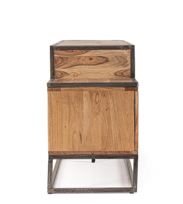 Bizzotto Mobile TV con 2 cassetti e 3 ante Janak Naturale