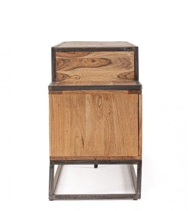 Bizzotto Mobile TV con 2 cassetti e 3 ante Janak Naturale
