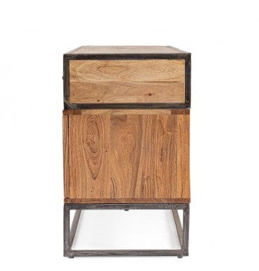 Bizzotto Mobile TV con 2 cassetti e 3 ante Janak Naturale