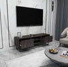 Mobile TV con 2 cassetti Escape 140 Marrone (2)