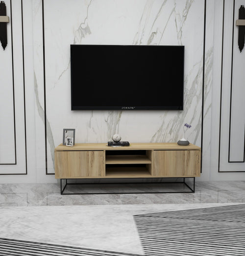 Mobile TV con 2 cassetti Escape 140 Nero