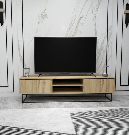 Mobile TV con 2 cassetti Escape 180 Marrone