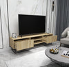 Mobile TV con 2 cassetti Escape 180 Marrone (2)