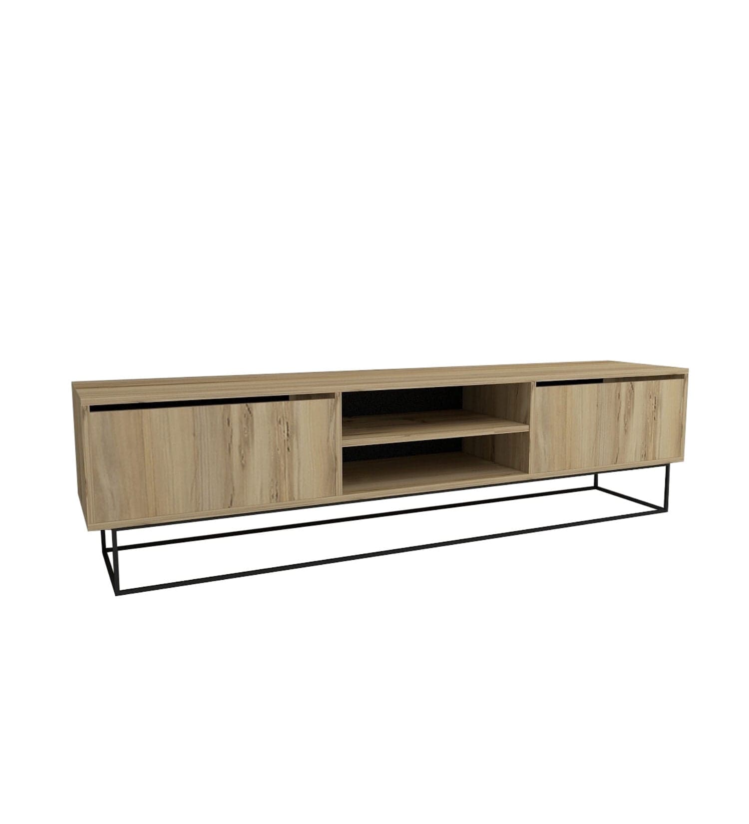 Mobile TV con 2 cassetti Escape 180 Marrone (3)