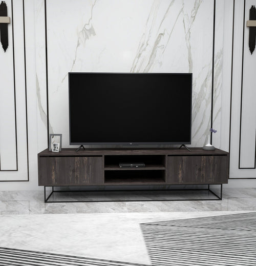 Mobile TV con 2 cassetti Escape 180 Marrone