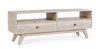 Bizzotto Mobile TV con 2 cassetti Indira Naturale