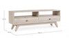 Bizzotto Mobile TV con 2 cassetti Indira Naturale