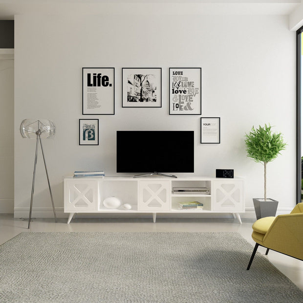 Mobile TV con 3 ante Sinef Bianco