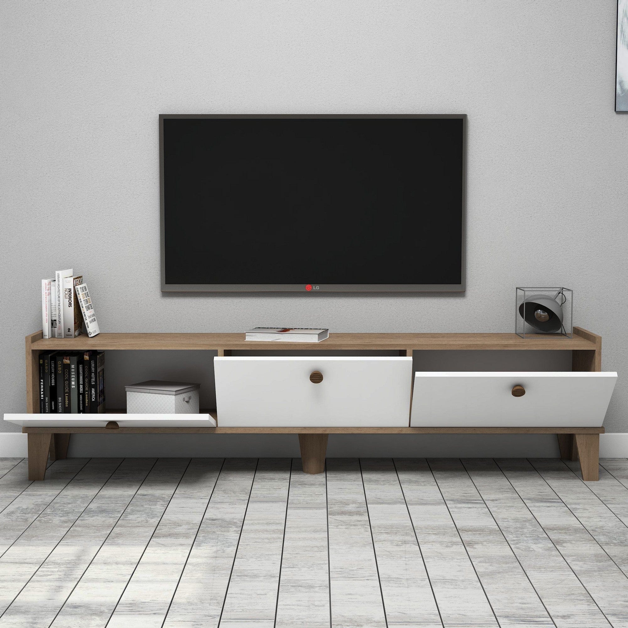Mobile TV con 3 ante Sumer E3620 Quercia (2)