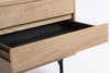 Bizzotto Mobile TV con 3 cassetti e 2 ante Widald Naturale