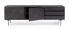Bizzotto Mobile TV con 3 cassetti e 2 ante Widald Nero
