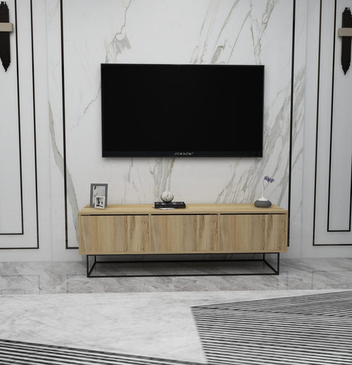 Mobile TV con 3 cassetti Kordon 140 Nero