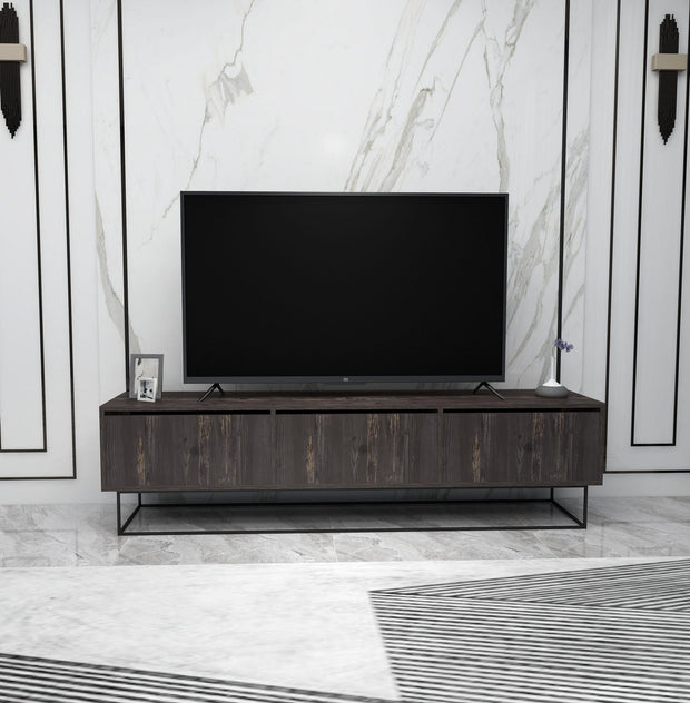 Mobile TV con 3 cassetti Kordon 180 Marrone