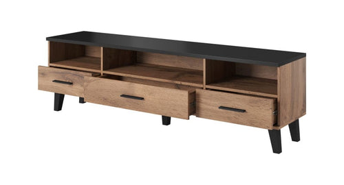 Halmar Mobile TV con 3 cassetti Lotta Quercia