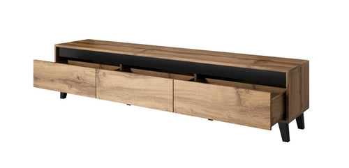 Halmar Mobile TV con 3 cassetti Nord Quercia