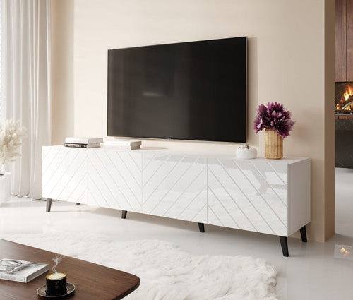 Halmar Mobile TV con 4 ante Abeto Bianco