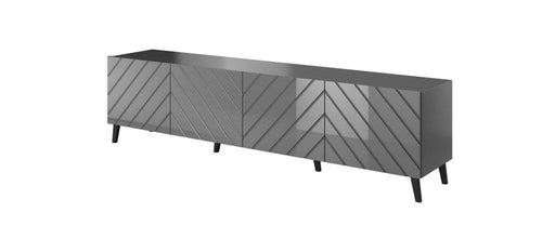 Halmar Mobile TV con 4 ante Abeto Grigio
