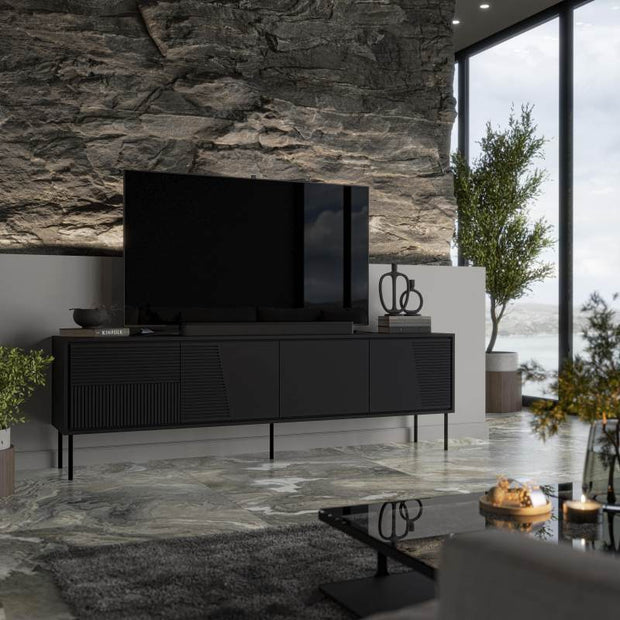 Halmar Mobile TV con 4 ante Abi Nero