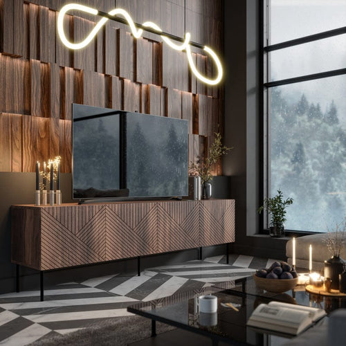 Halmar Mobile TV con 4 ante Artdeco Noce
